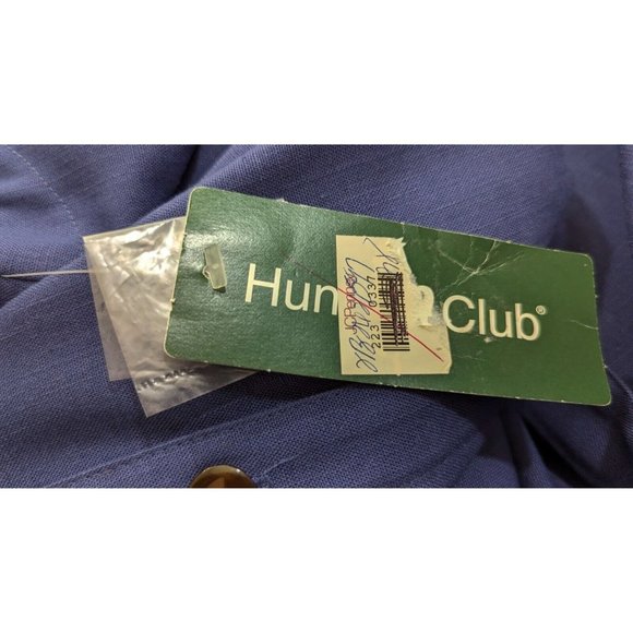 Vintage 90s Jumper Dress Blue Midi Length Button Front Misses Size 10 New - Picture 7 of 8